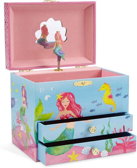 metal mermaid jewelry box|mermaid jewelry box for girls.